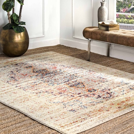 Nuloom Distressed Persian Sarita Area Rug 4ft x 6ft KKCB23B-406